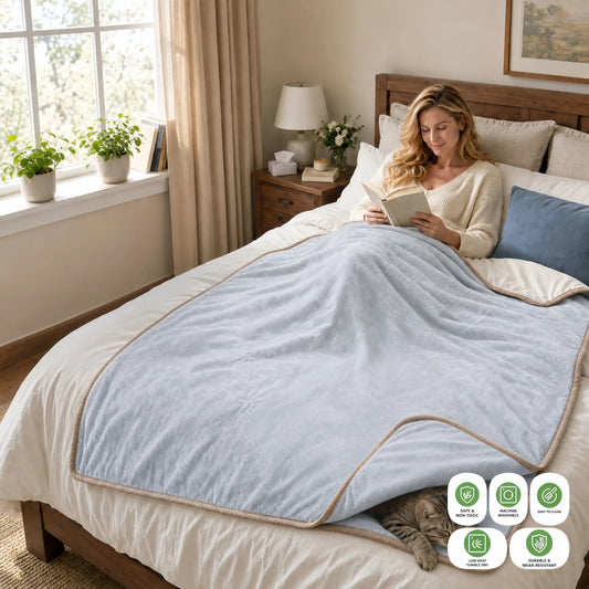 Companion Cocoon Throw – Cat Burrow Blanket with Pocket for Pets & Humans