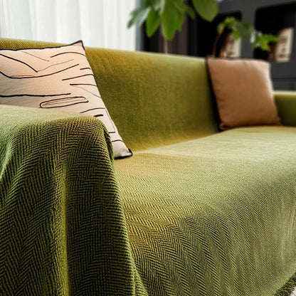 Chenille Couch Throw – Solid