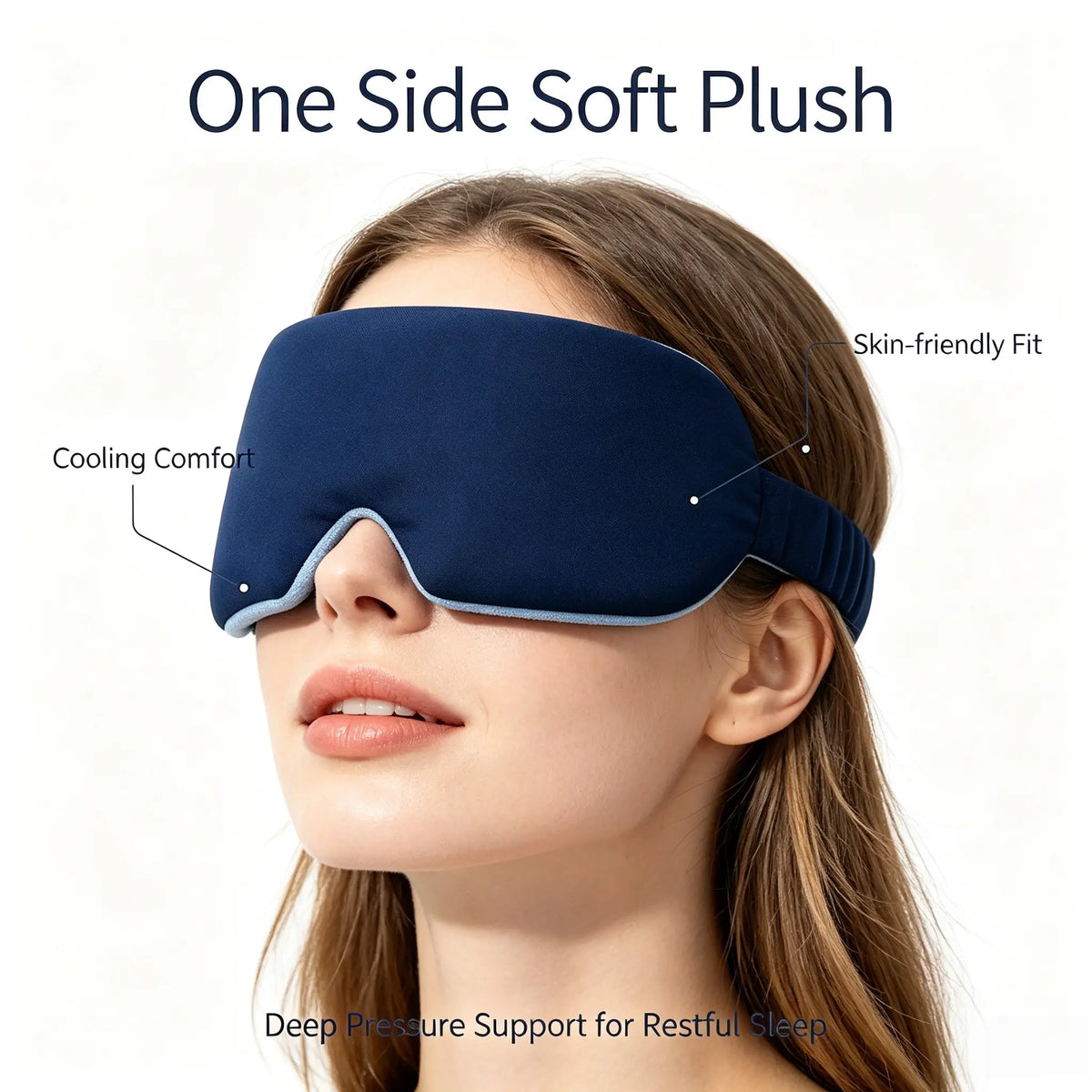 Weighted Silk Sleep Mask – 100% Blackout