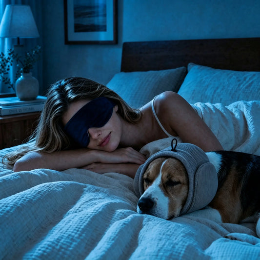 Sleep Together Set – Weighted Eye Mask and Dog Hood